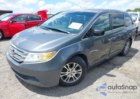 2013 Honda Odyssey Ex-L z USA, uszkodzony, nr VIN 5FNRL5H62DB016700